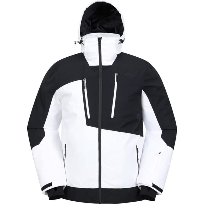 Mountain Warehouse Waterdichte Ski-jas Heren Supernova (Blauw/Uit Wit)
