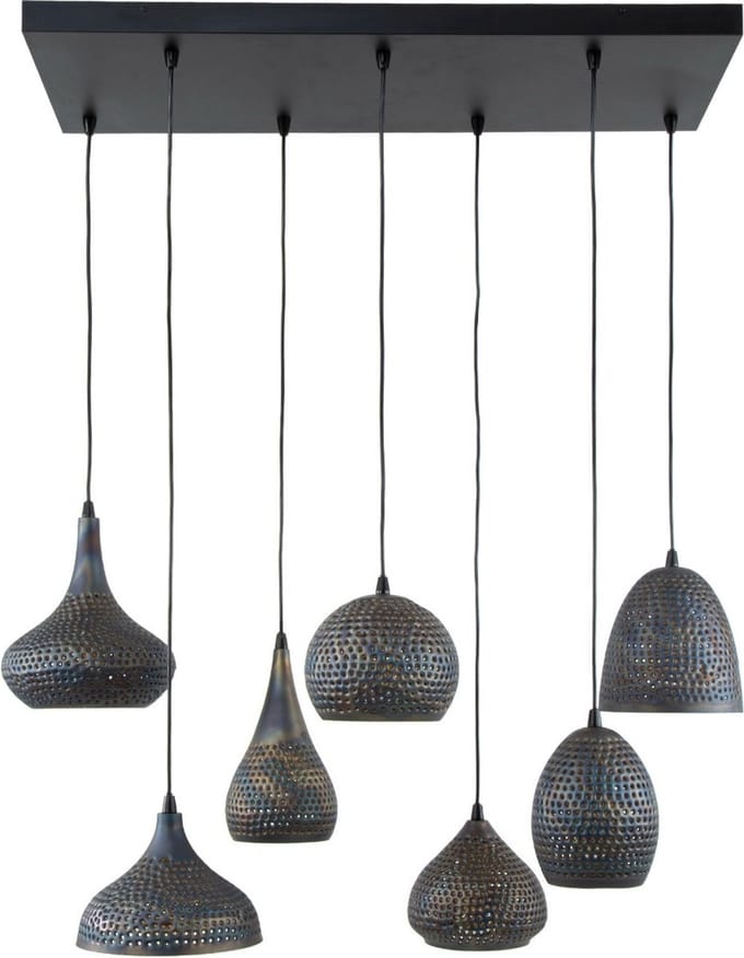 AnLi Style Hanglamp 4+3 punch mix