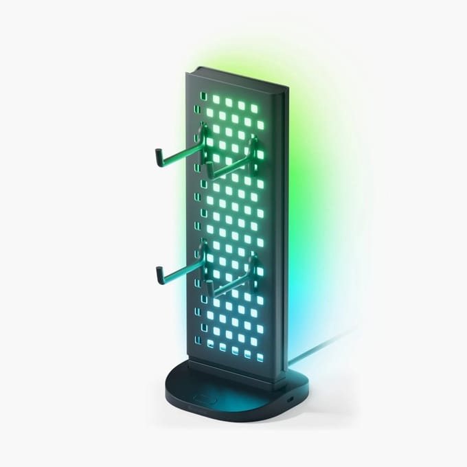 Nanoleaf Gaming Dock Desk Lamp - Pegboard Dockingstation - Verlichting