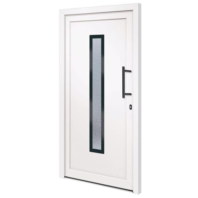 vidaXL Voordeur 108x200 cm PVC wit