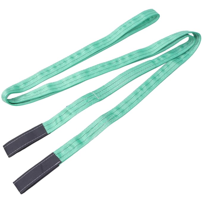 Sangle d'élingue de levage 6M 2T Portante Boucle Renforcée Polyester Haute Résistance Élingue de Levage pour Grue Palan