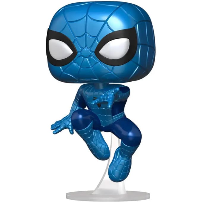 Pop! Marvel: Make-A-Wish - Spider-Man Metallic Blue FUNKO