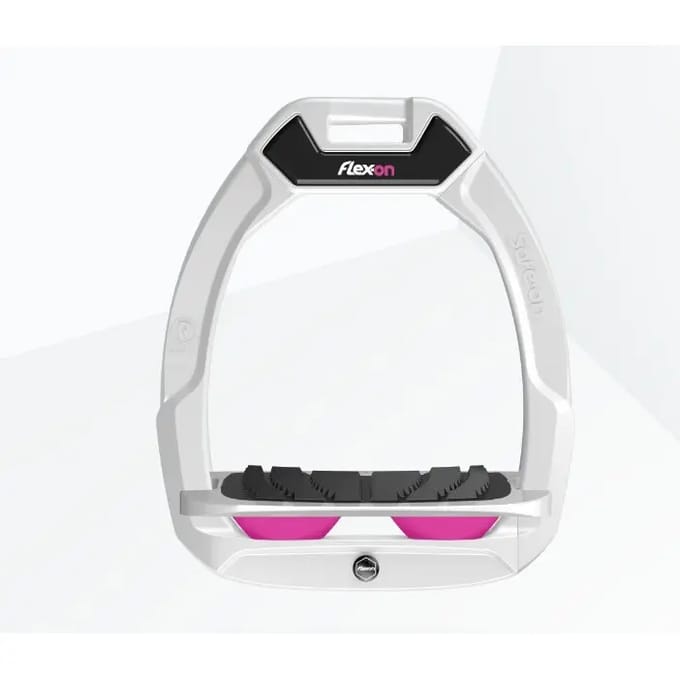 Veiligheidsstijgbeugels Rood/Wit/Roze Flex-On Safe-On