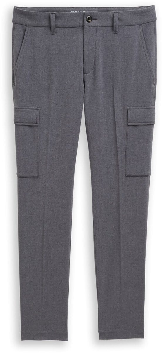 Tom Tailor - TTTAPERED Cargobroek - Maat 32/34 - Black Grey Melange