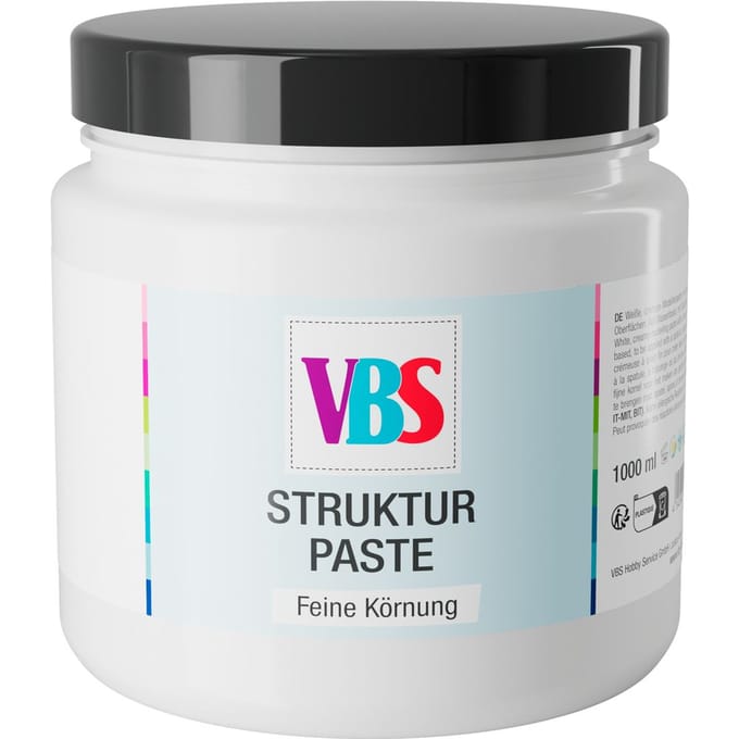 VBS Structuurpasta "Fijne korrel" - 1000 ml