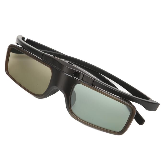 3D-bril 96-144HZ Hoge lichtdoorlaatbaarheid Oplaadbare DLP Link 3D actieve shutterbril voor 3D