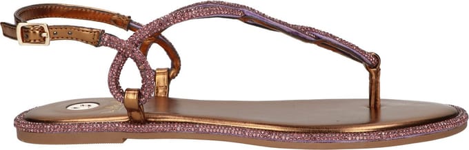 La Strada Sandaal Brons Glitter Synthetisch - Damesschoenen - Maat - 41