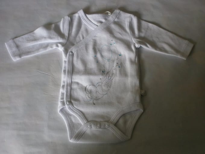 Noukie's - Body - Unie - Premature 46 - Wit Paco