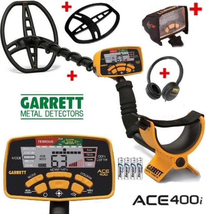 Garrett Ace 400i metaaldetector voordeelpakket