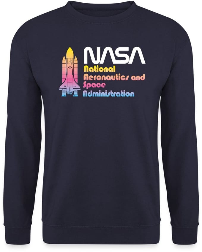 NASA National Aeronautics And Space Administration Sweater Heren