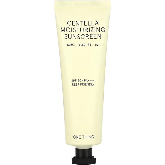 One Thing, Centella asiatica inorganic sunscreen, SPF 50+ PA++++, 50ml (1.69fl oz) beige