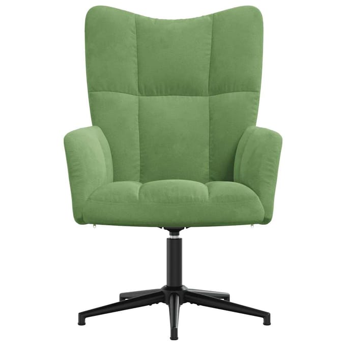 vidaXL Relaxstoel fluweel lichtgroen