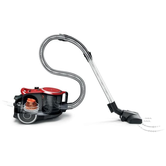 Bosch ProSilence BGC41Q69 Serie 6 - Stofzuiger zonder zak - Rood