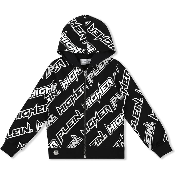 Hoodie Sweatjacket Space Plein