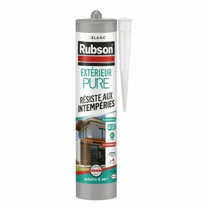 Kit - RUBSON - PURE - Buiten - Wit - 280 ml