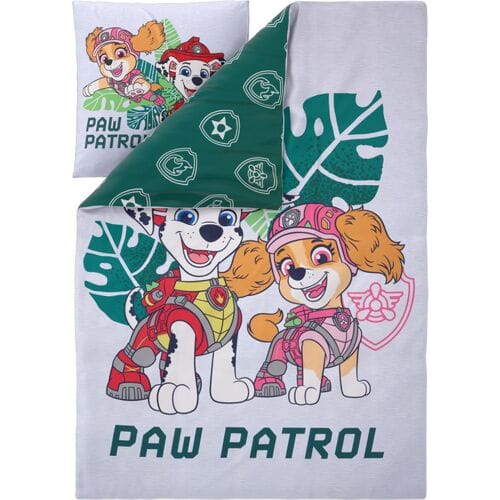 Lidl Kinder dekbedovertrek Paw Patrol 140 x 200 cm (groen/grijs)