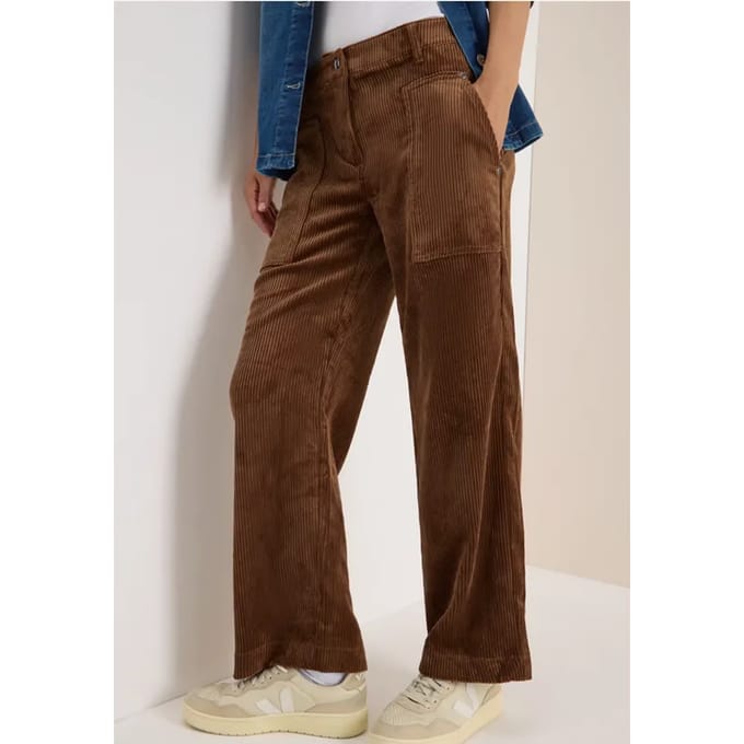 Wide Legs corduroy broek