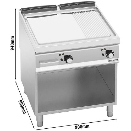 GGM Gastro Elektro Bratplatte - 13,2 kW - Glatt & Gerillt