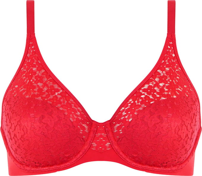 Chantelle - Norah - Beugelbh - Bedekkend - Soft Feel - POPPY RED