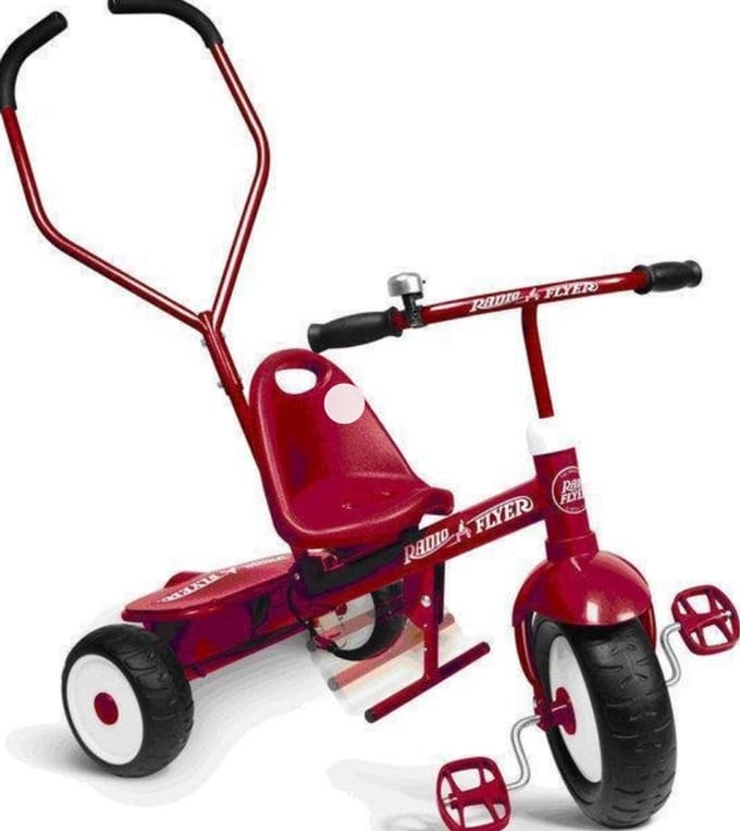 Radio Flyer Steer & Stroll Driewieler