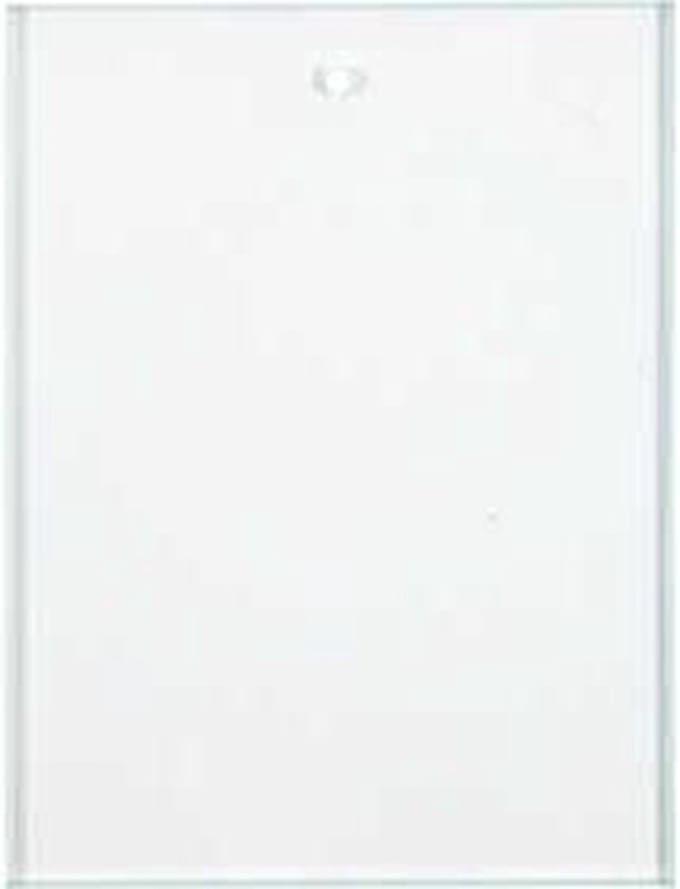 Glazen platen, afm 8x6 cm, dikte 3 mm, 10 stuk/ 1 doos