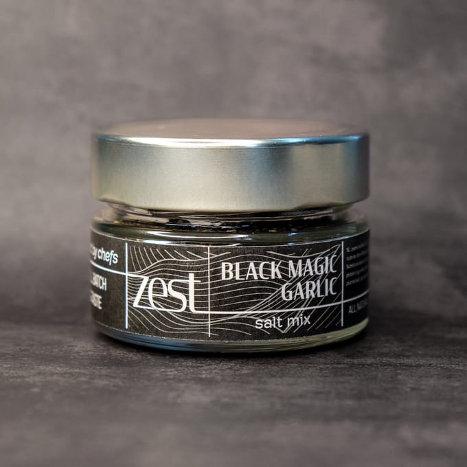 Zwarte Knoflookzout – Black Magic Garlic Salt – 100g – ZEST