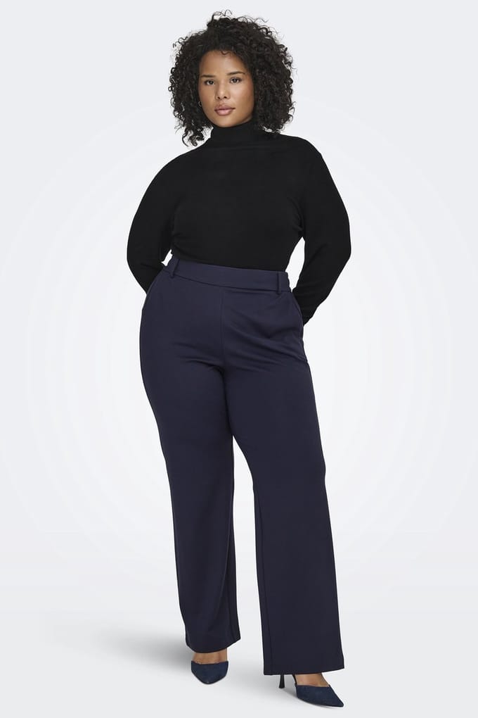 ONLY CARMAKOMA - CARGOLDTRASH MW STRAIGHT PANT NOOS Dames Broek