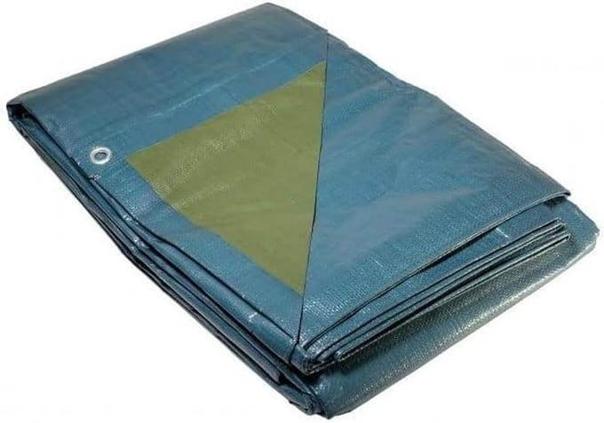 Beschermend Zeil - Afdekzeil Waterdicht - Tuinonderhoud - Scheurvast - 2x3 m - Blauw Groen