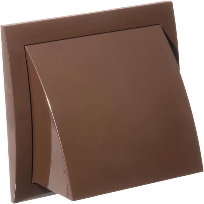 Weerbestendig Ventilatierooster Ø 100 mm met Terugslagklep