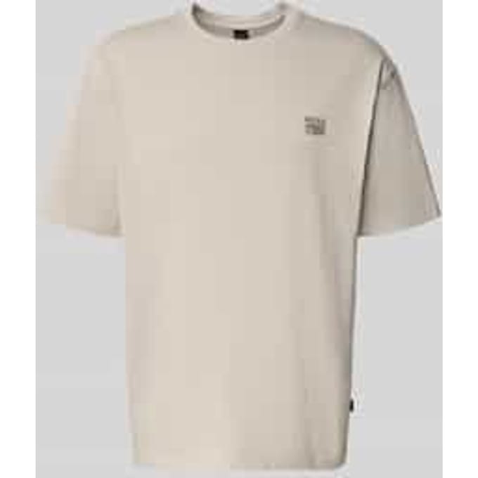 Regular fit T-shirt van zuiver katoen Model 'TE-BRUTALISM'