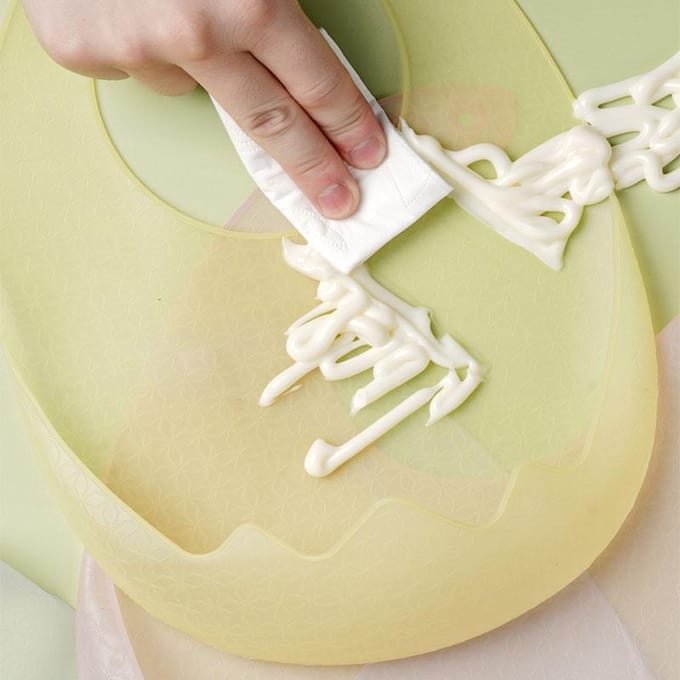 Siliconen Slabber Waterdicht Speeksel Baby Slabbers Voor Baby Baby Accessoires Voeden Zachte Schorten Baby Verstelbare Spuugdoek beige