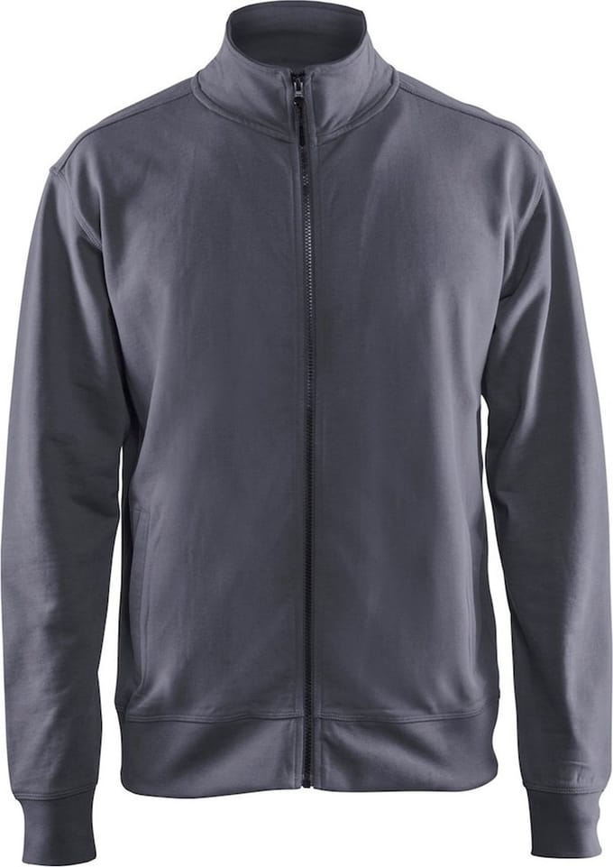 Blåkläder 3371-1158 Sweatshirt met rits Grijs maat S