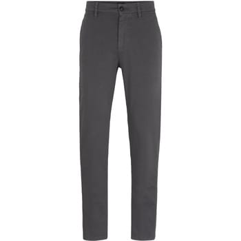 BOSS Satin Chino Antraciet - Maat W 34 - L 34 - Heren
