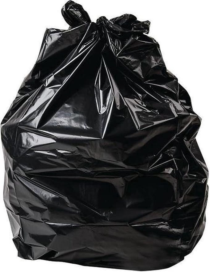 Afvalzakken LDPE 60x80cm T70 Zwart 60 liter 200stuks