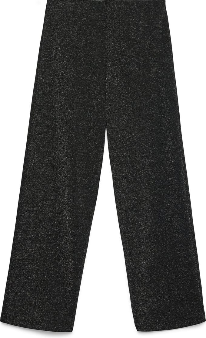 Vero Moda Berlin Mid Waist Wide Glitter Broek Dames - Maat S X L32