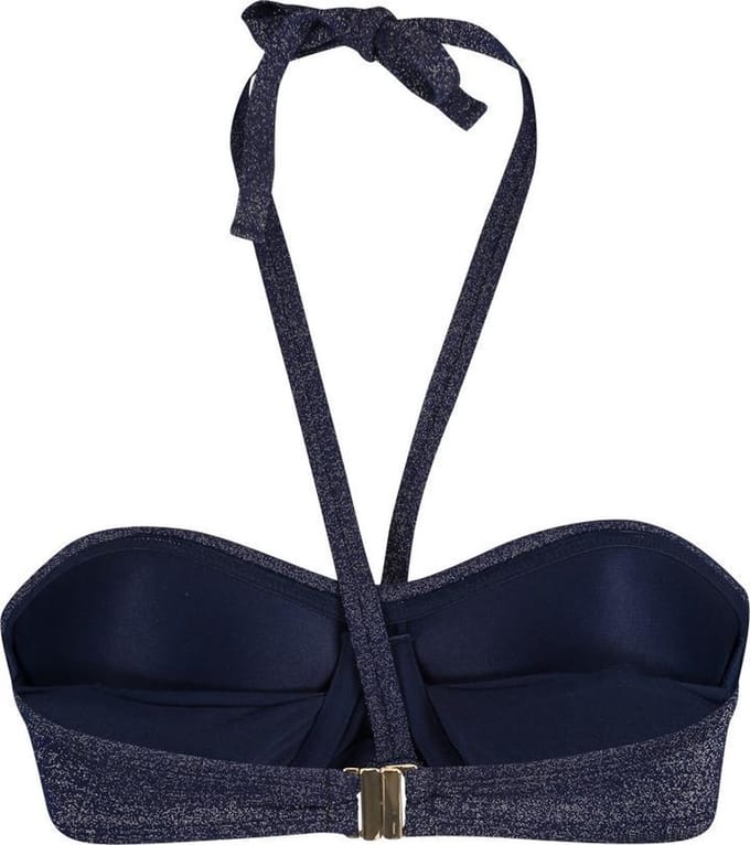 Sapph Beach Roza Grazia - 90B - Marine Blauw - Bandeau / Softcup Bikinitop