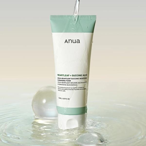 Anua - Heartleaf Succinic Moisture Cleansing Foam 2024 Version - 150ml