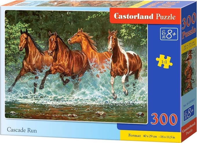 Castorland Cascade Run – Puzzel – 300 stukjes – Waterval – Premium kwaliteit