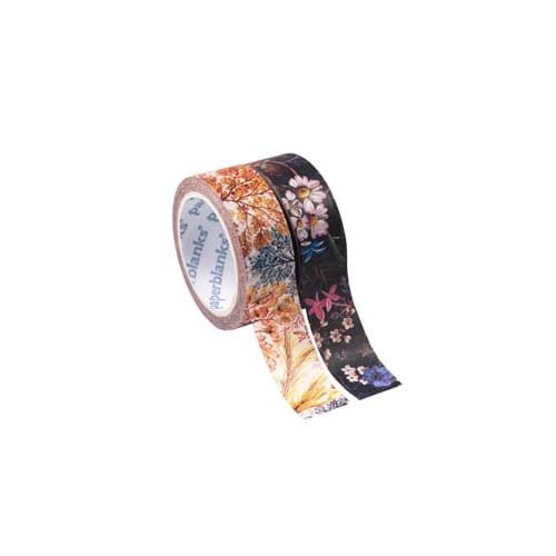 Paperblanks washi tapes, uitvoering anemone / floralia, set à 2 stuks