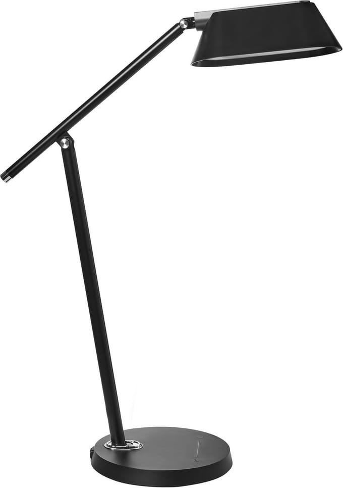 LEONIS - Bureaulamp LED - Zwart - Synthetisch materiaal