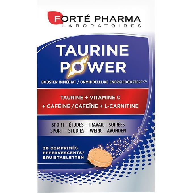 Forté Pharma Taurine Power Energiebooster 30 Bruistabletten