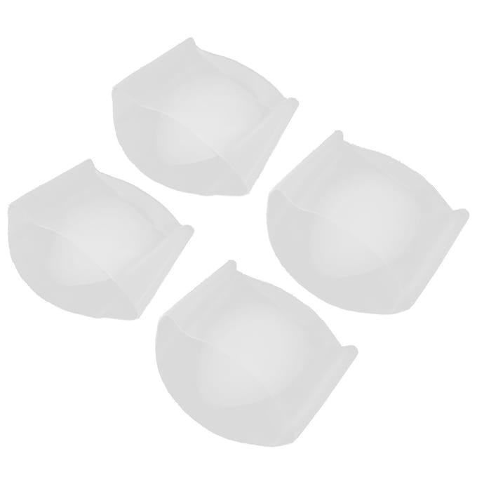 2 Paar Voetboogsteun Siliconen Inlegzool Elastisch Schoenkussen Wasbare Voetboogsteun Sleeves white