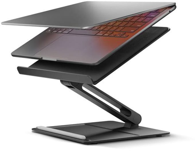 Native Union, Aluminium opvouwbare laptop standaard, Zwart