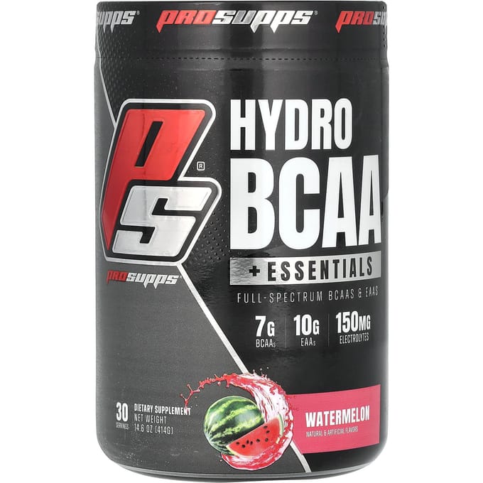 ProSupps, Hydro BCAA Plus Essentials, Saveur Pastèque, 14,6 oz (414 g)