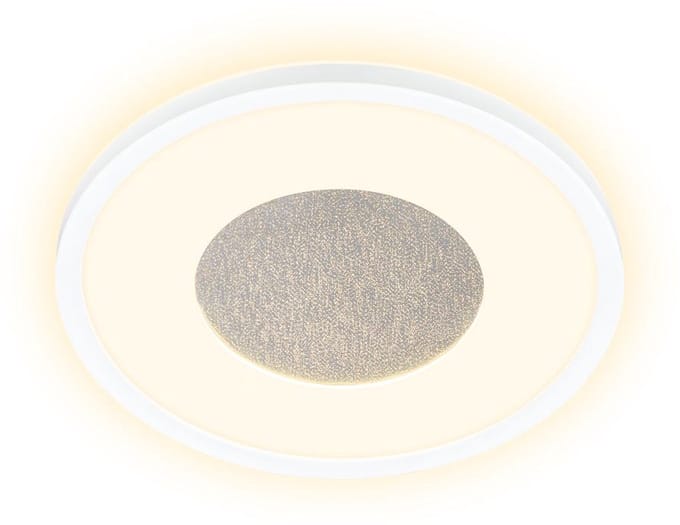 BRILONER Sufit - LED Plafonniere met Glittereffect - kinderkamer lamp - warm wit licht 3.000K - Ø29 - wit