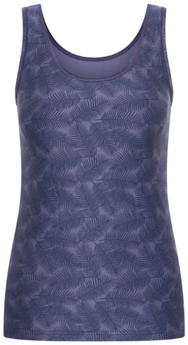 RJ Pure Fashion Dames Singlet Palm Leaves M