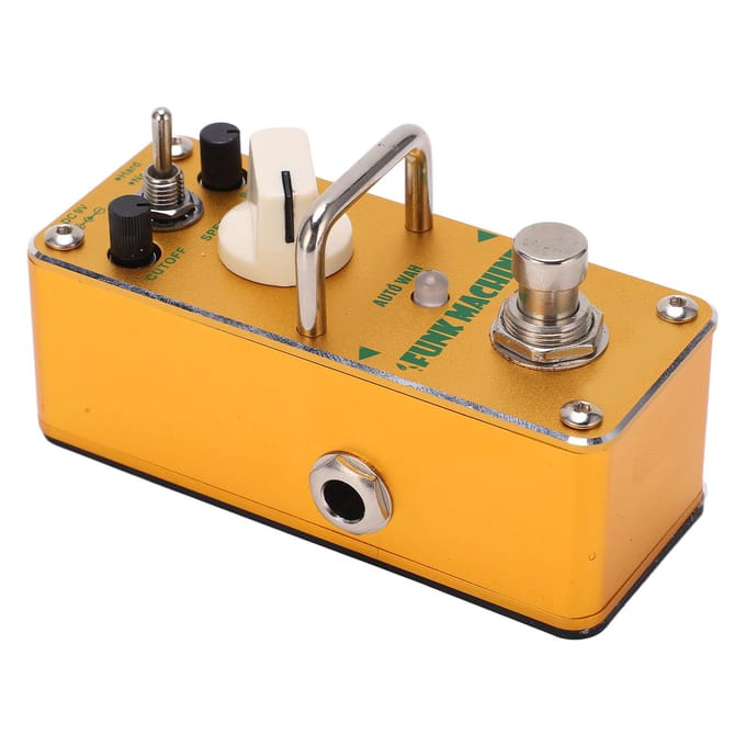 Gitaareffectpedaal FUNK MACHINE Single Auto WAH True Bypass Instrument Accessoire orange