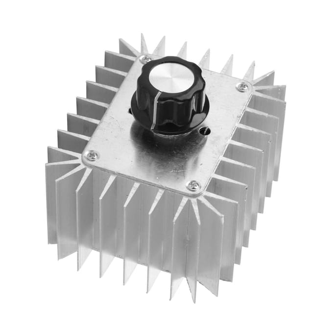 AC 220V 5000W Thyristor Motor Snelheidsregeling Instelbare vermogensregelaar voor temperatuur