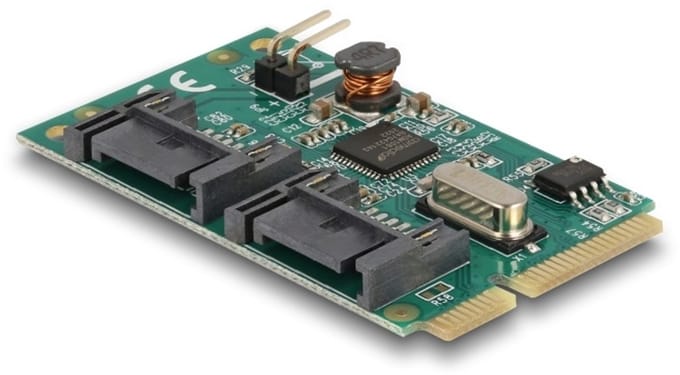 Delock MiniPCIe I/O PCIe full size 2 x SATA 6 Gb/s