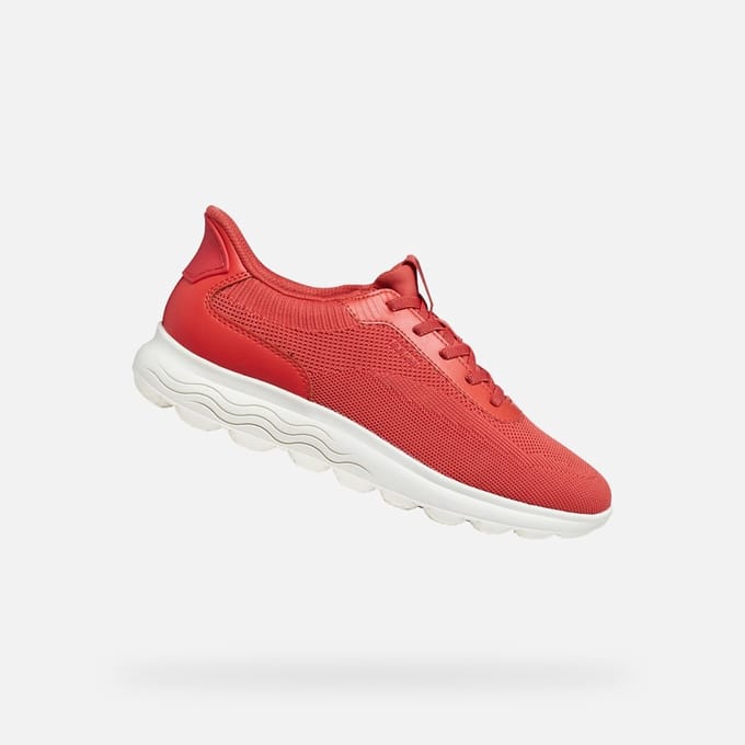 GEOX SPHERICA PLUS DAMES Sneakers - KORAAL - Maat 36
